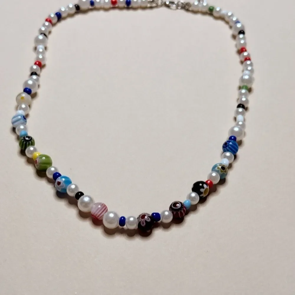 Colorful Beaded Necklace S1007